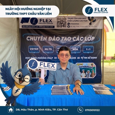 Flex English Center "Đáp Cánh" Tại THPT Châu Văn Liêm Cần Thơ